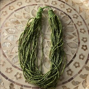 Green Beaded Necklace